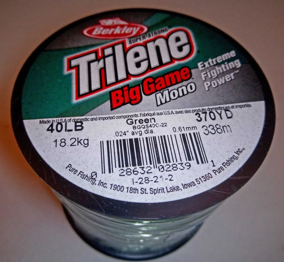 Berkley Trilene Big Game 40lb 370 Yards Green