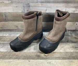 Lincoln Outfitters Hombres Calgary Invierno Botas de Cuero Talla 12 Marrón ¡Excelente Estado!! - Imagen 1 de 14