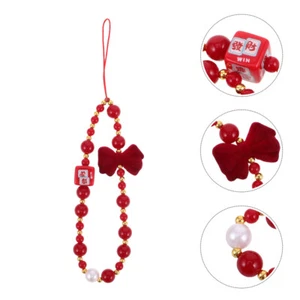 Sangles De Téléphone Portable Bracelet Perlé Lanière Perlée Pour - Zdjęcie 1 z 12