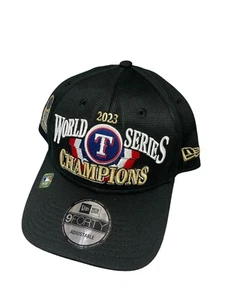 Gorra Texas Rangers 2023 Serie Mundial Campeones Nueva Sin Etiquetas Gorra New Era 9FORTY - Imagen 1 de 4