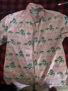 Alexander Julian Colours Stretch Hawaiian Men’s Casual Button Up Shirt Size L - Picture 1 of 1