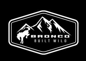 Ford Emblem Fender Bronc-o Mountain Wild-Find Sticker Window Decal Car Truck SUV - Picture 1 of 2