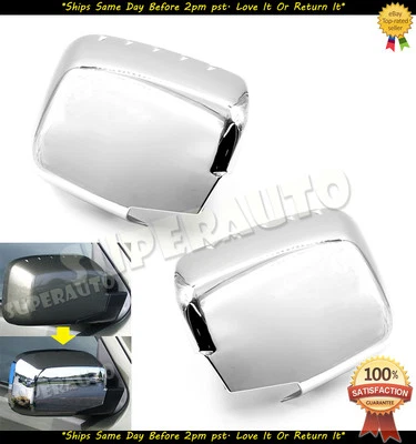 Cubiertas de espejo de puerta cromadas para 06 07 08 09 10 11 12 13 14 Honda Ridgeline Foto 1 de 2