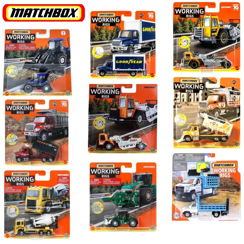 MATCHBOX REAL WORKING RIGS DIECAST TRUCKS SCALE 1:64 *MANY TO CHOOSE* TRUCK TOYS - Image 1 of 4