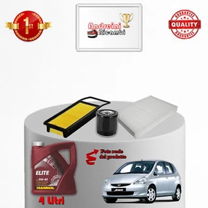 KIT TAGLIANDO FILTRI E OLIO HONDA JAZZ 1.4 i-DSi 61KW 83CV 2002 -> - Imagen 1 de 2