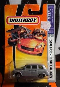 2007 MATCHBOX MBX METAL ** AUSTIN FX4 LONDON TAXI ** #35 1:64 - Picture 1 of 2