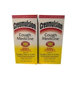 Creomulsion Cough Medicine Adult Formula 4FL OZ  Original Exp 01/03/2026 - Picture 1 of 2