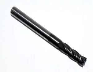 3/16"(.1875") CARBIDE END MILL 4 FLUTE CORNER RADIUS DLC KYOCERA 1812-1875D625CR - Picture 1 of 3