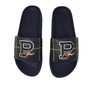POLO RALPH LAUREN Pool Slides mit Tartan Print und P Tiger Logo - UK 6 / EU 40 - Bild 1 von 9