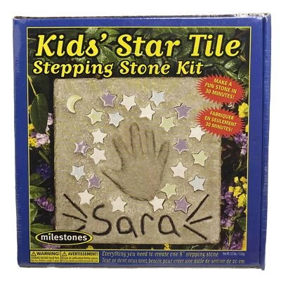 Milestones Kid's Star Tile Stepping Stone Kit Brand NIB - Image 1 of 4