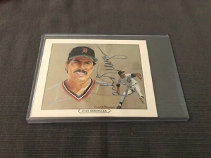 JAUN BERENGUER AUTOGRAPH 1984 WAVE POSTCARD DETROIT TIGERS  - Picture 1 of 1