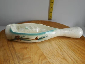 Vintage Bowling Pin Ceramic Ashtray by Rocky Mountain Pottery - Picture 1 of 7