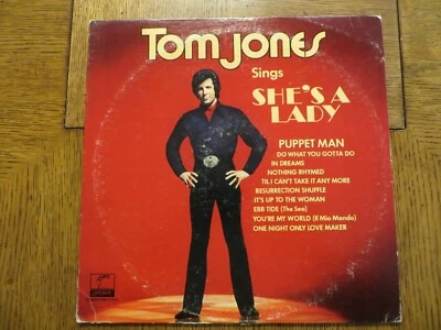 Tom Jones Sings She's A Lady - 1971 - Parrot XPAS 71046 Vinyl LP VG+/VG!!! Foto 1 de 4