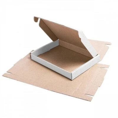 CRYSTALSAVINGS A4 / C4 White Box 345x240x22mm RM Large Letter Cardboard Shipping Mailing Boxes