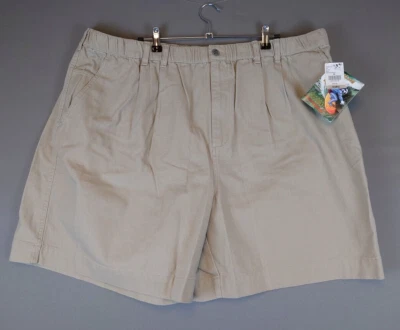 Pantalones Cortos De Colección Nuevos con Etiquetas Big Dogs Lona Tostada Cordón 44 Para Hombre 3X Algodón 7" Entrepierna Foto 1 de 4