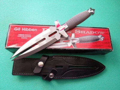 Premium CUSTOM-made Design by Gil HIBBEN UC453 "DOUBLE SHADOW" DAGGER S.Steel - Image 1 of 4