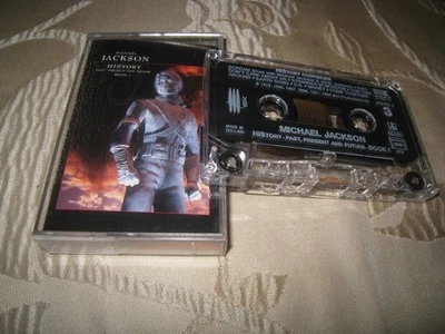 MICHAEL JACKSON HISTORY PAST PRESENT & FUTURE BOOK 1 USED 1995 UK CASSETTE ALBUM - Image 1 of 4