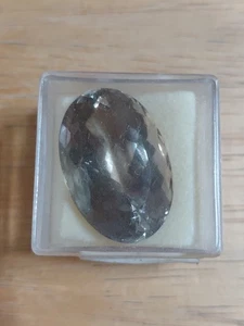 40.2Ct  Beautiful Natural Brown Champagne Color Topaz Oval Shape 25x17mm - Picture 1 of 2