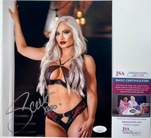 Smokeshow Scarlett Bordeaux Signed WWE 8x10 Photo Authentic Autograph JSA COA - Picture 1 of 5