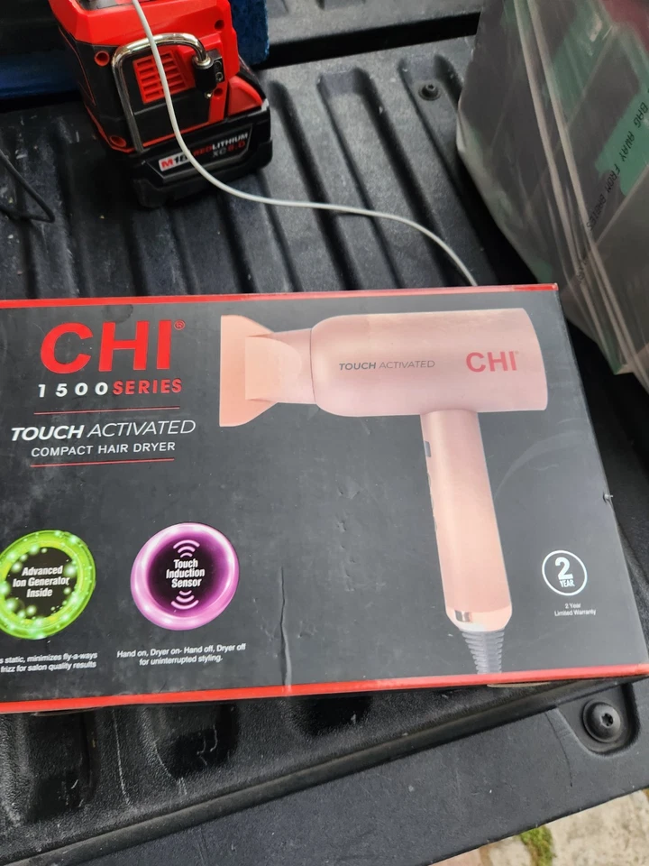 CHI Touch Activated Hair Dryer - Pink - 1500 Watt - Image 1 of 1