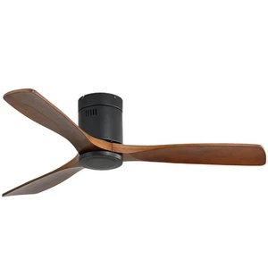 52" Flush Mount Ceiling Fan without Light,Reversible DC - Picture 1 of 5