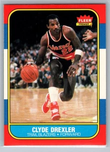 1986-87 Fleer - Clyde Drexler #26 (RC) - HOF NM *TEXCARDS* - Picture 1 of 2
