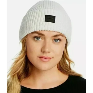 Neu ohne Etikett ALLSAINTS Damen-Rippstrickmütze Reisen Einheitsgröße weiß Wollmischung - Bild 1 von 7
