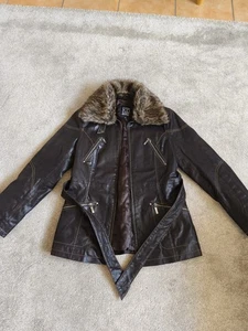 Echt Leder Biker Jacke Damen 38 - Bild 1 von 4