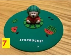 Random Starbucks Coffee Mugs Silicone Cover Glass Cup Lid Rabbit Sheep Cat Lid - Picture 1 of 3