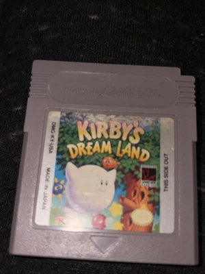 Carro de juegos Kirby's Dream Land Nintendo Game Boy solamente Foto 1 de 2