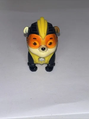 Игрушечная фигурка Paw Patrol Mighty Super Paws Rubble сменная только Spin Master б/у в отличном состоянии - Изображение 1 из 4