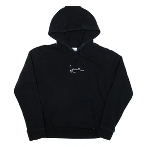 KARL KANI Mens Black Hoodie M - Picture 1 of 6