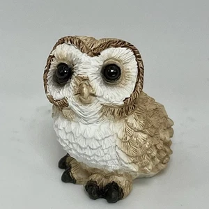 Mini estatuilla de decoración de búho de granero Stone Critters de colección retirada - Imagen 1 de 10