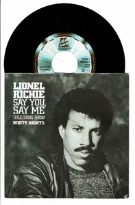 Lionel Richie Vinyl 45 RPM 7" Say You Say Me - Can't Slow Down - Motown 40421 - Picture 1 of 2