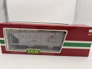 LGB 42760 NYC covered Hopper, New York Central Gray with Red - Picture 1 of 4