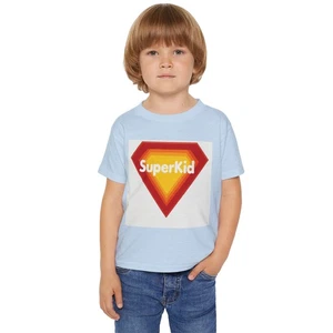 Superkid Toddler Tee, Superhero Boys Girls Shirt, Gift for Kids, Fun Children's - Picture 1 of 29