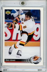 1992-93 Upper Deck #192 Greg Adams - Picture 1 of 2