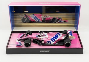 1/18 Minichamps BWT Racing Point F1 RP20 Sergio Perez 1st Career Win Box Set - Picture 1 of 8