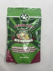 Pangea Gecko Diet Food With Fruit Blend Watermelon 8oz 1/2lb All Life Stages - Picture 1 of 4
