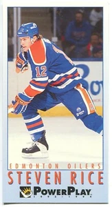 1993-94 Fleer PowerPlay #86 Steven Rice Edmonton Oilers - Bild 1 von 2