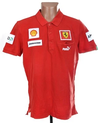 CAMISETA POLO RACING FORMULA 1 SCUDERIA FERRARI 2008 PUMA TALLA M ADULTO Foto 1 de 4