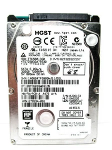 Hitachi 320GB HTS725032A7E630 SATA 0J26163 Laptop DA6220 Festplatte GELÖSCHT & GETESTET! - Bild 1 von 4