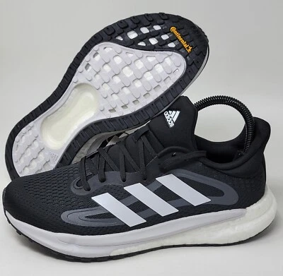 Tênis de corrida Adidas Solar Glide 4 feminino preto/branco FY4111 tamanho 7 novo - Imagem 1 de 4