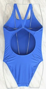 Adidas Women Blue One Piece Swimsuit Swimming Costume Beach 28 Pool Swimwear XS - Picture 1 of 10