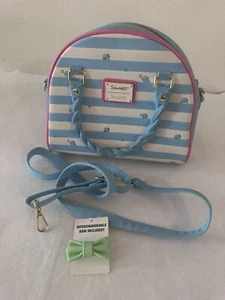 Loungefly Sanrio Tuxedo Sam Stripes Crossbody Satchel Purse - Picture 1 of 11