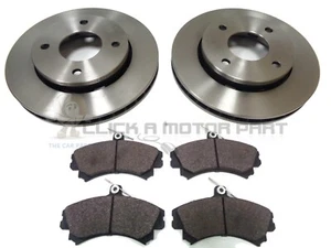 SMART FORFOUR 1.1 1.5 1.5 CDi 2003-2007 FRONT 2 BRAKE DISCS AND PADS SET NEW - Picture 1 of 1