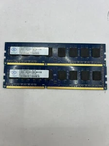 LOTE 2 Nanya 8GB 2Rx8 PC3-12800U-11-12-B0 Memoria RAM NT8GC64B8HB0NF-DI - Imagen 1 de 3