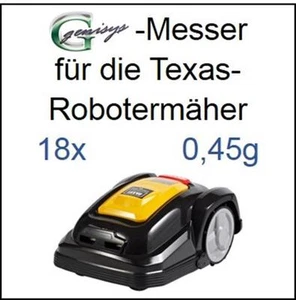 18 Messer Ersatzmesser Ersatz-Klingen 0,45mm für Texas Smart G-force SB900 - Picture 1 of 1