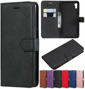 Leather Phone Case for Samsung Galaxy S24FE S25 S24 S25 Edge Magnet Wallet Cover - Picture 1 of 18