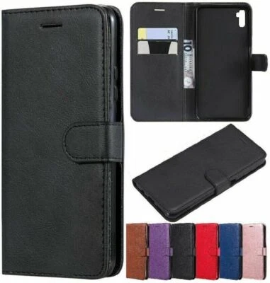 Leather Phone Case for Samsung Galaxy S24FE S25 S24 S25 Edge Magnet Wallet Cover - Image 1 of 4